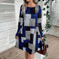 Women's Round Neck Long Sleeve Dress FitiqueFit