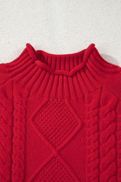 Cable Knit Long Sleeve Sweater Shop Style & More | Fresh Looks, Everyday Deals & Free Shipping