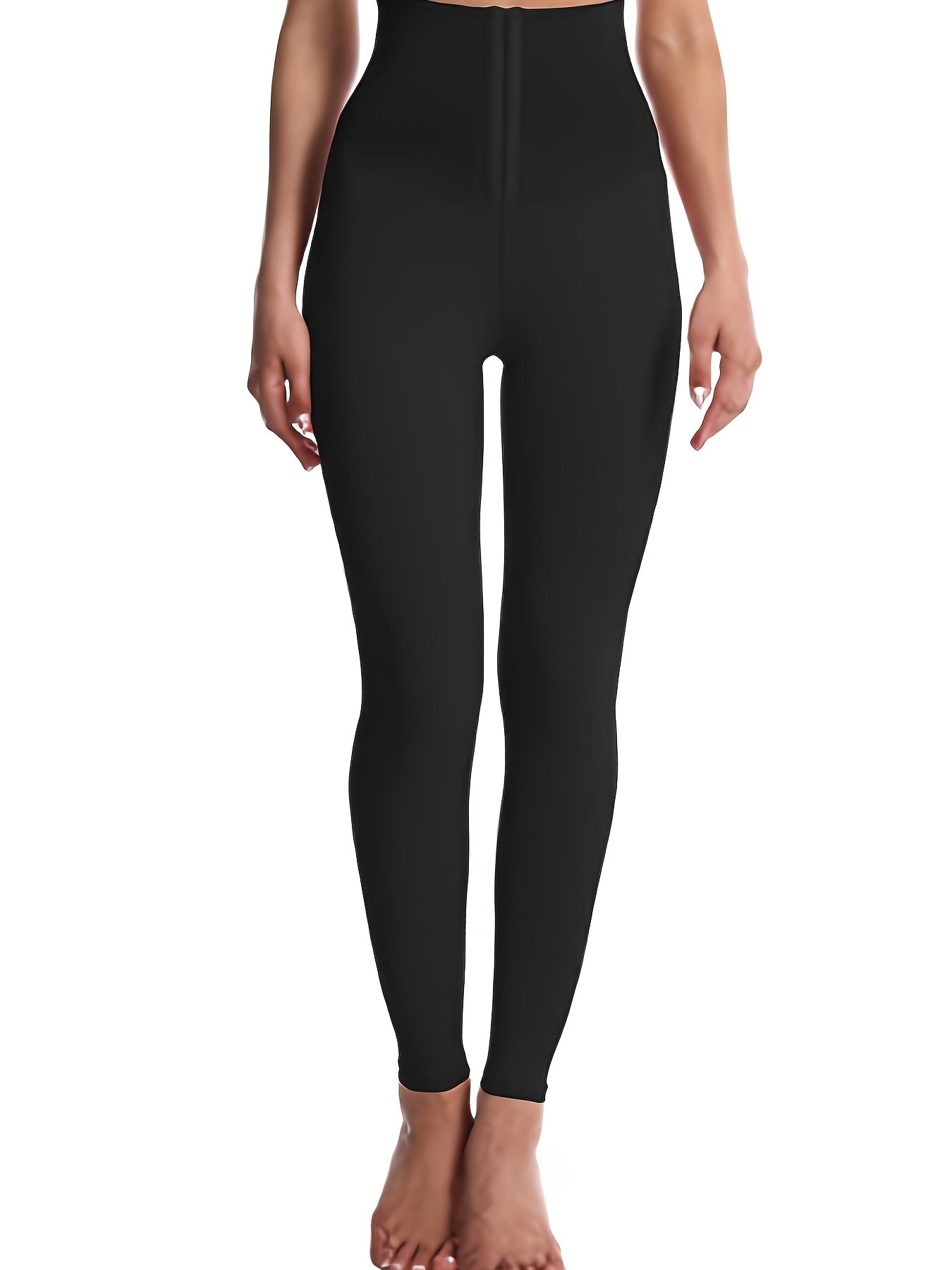 Women'S High-Waist Double-Breasted Tummy Control Leggings - Thickened, Stretchy, Button Closure, Olive Green, Long Length, All-Season Skinny Jeans for Butt Lifting & Belly Smoothing, High Waisted Leggings, Butt Lifting Appare NovaCart