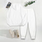 Women's Solid 2-Piece Set Letter Print Hoodie With Pocket FitiqueFit
