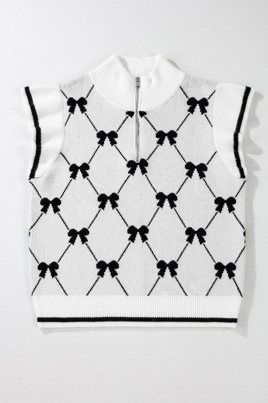 Bow Colorblock Quarter-Zip Collared Sweater Shop Style & More | Fresh Looks, Everyday Deals & Free Shipping