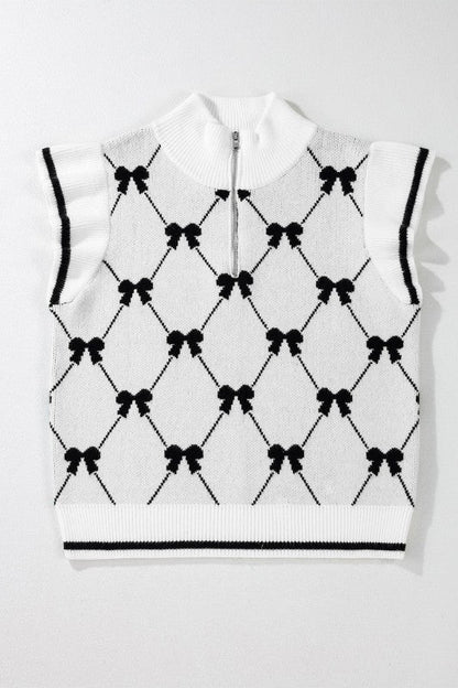 Bow Colorblock Quarter-Zip Collared Sweater Shop Style & More | Fresh Looks, Everyday Deals & Free Shipping