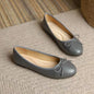 Women's Classic Egg-Roll Edge Slip-On Flats – Chanel-Inspired Round Toe Pumps FitiqueFit