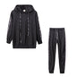 Solid Color Striped Casual Hoodie Two-piece Set See size chart under “more details” The Fashion Celestial
