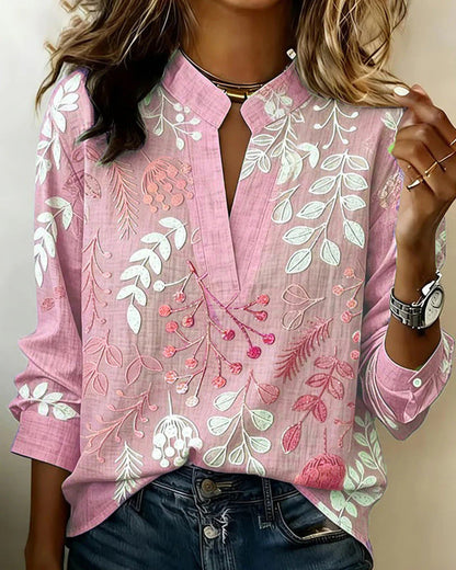 Women's 3D Digital Print Casual Shirt Top FitiqueFit
