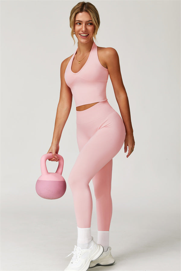 The Delight Jacket Sports Bra Leggings 3-Piece Set Fitglutes Activewear Gymwear Sportswear & Workout Clothes