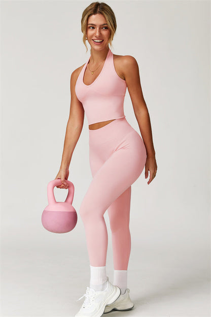 The Delight Jacket Sports Bra Leggings 3-Piece Set Fitglutes Activewear Gymwear Sportswear & Workout Clothes
