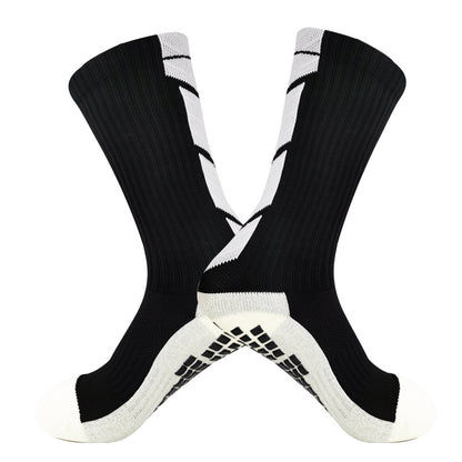 Non-slip Rubber Grip Cushion Soccer Sock | Fabric, All-season, Solid Color, Machine Washable, for Football, Basketball, Running, Hiking, Trekking, Yoga, Pilates - CT TAPESOCKS NovaCart