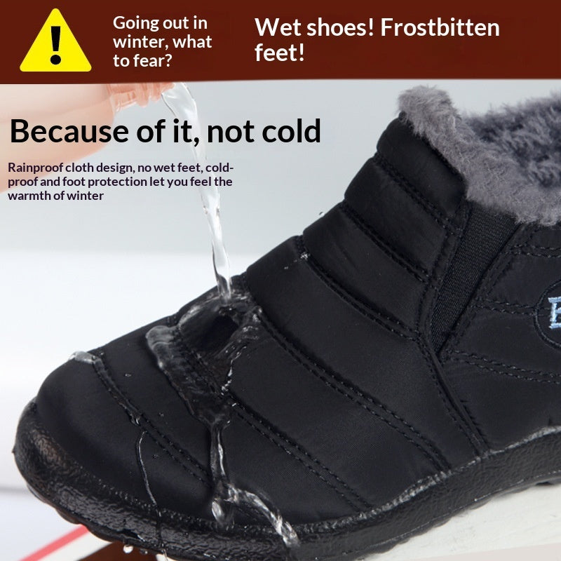 Women’s Warm Padded Lightweight Cotton Boots – Cozy Winter Non-Slip Outdoor Ankle Boots FitiqueFit