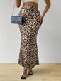 Popular Women's Dress With Zebra Pattern Tight Fitting High Waisted Fish Tail Fashion Skirt Grayceful LLC