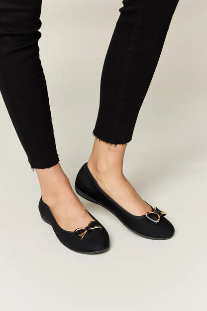 Forever Link Metal Buckle Flat Loafers New Era Fashion LLc