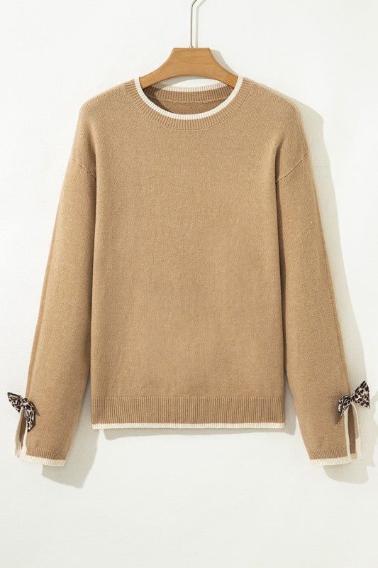 Ava Cuff Contrast Trim Sweater Shop Style & More | Fresh Looks, Everyday Deals & Free Shipping