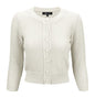 3/4 Sleeve Cute Pattern Cropped Cardigan Sweater Shop Style & More | Fresh Looks, Everyday Deals & Free Shipping