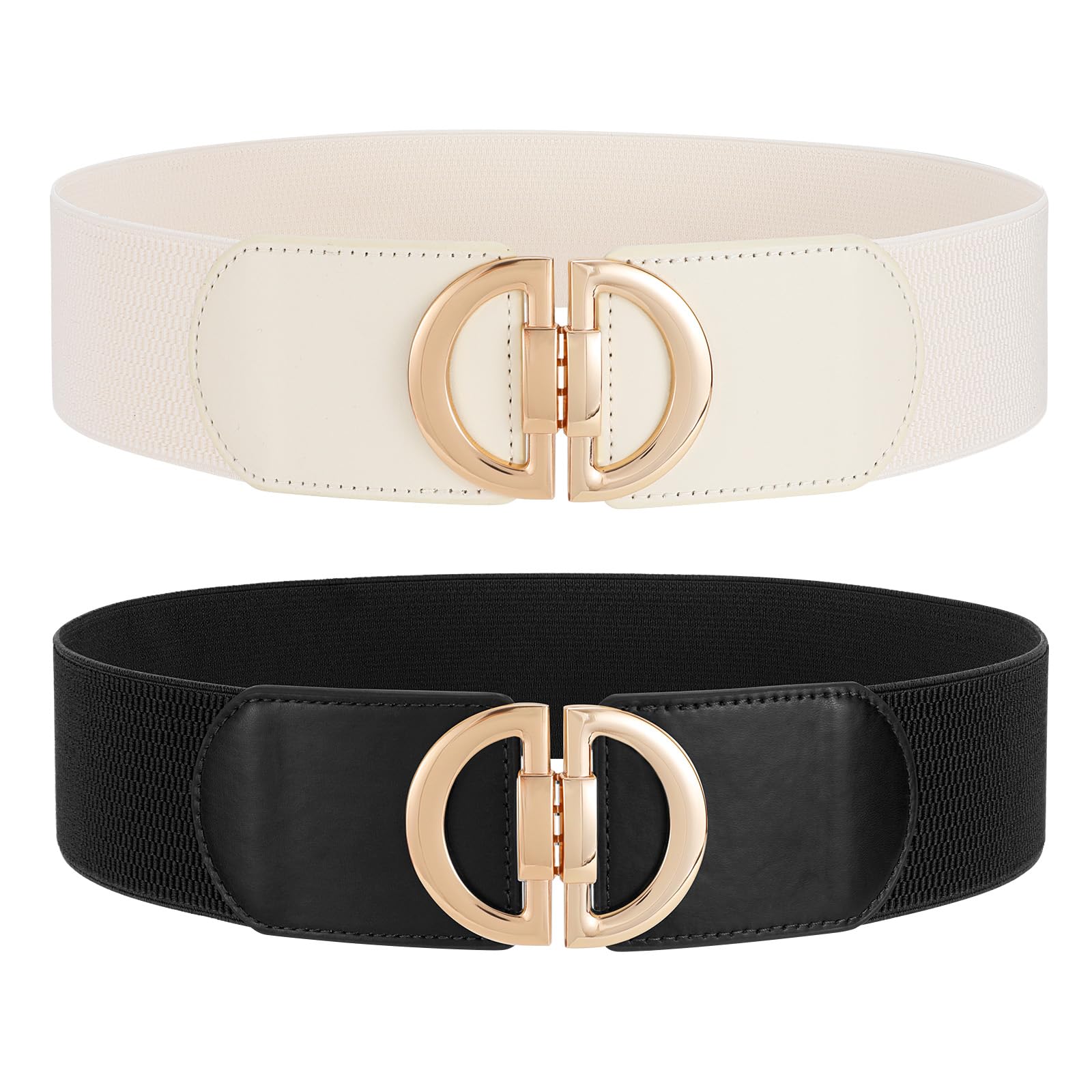 TRIWORKS Women Wide Elastic Waist Belts Wide Stretchy Belts for Dress Fashion Ladies Belt New Era Fashion LLc