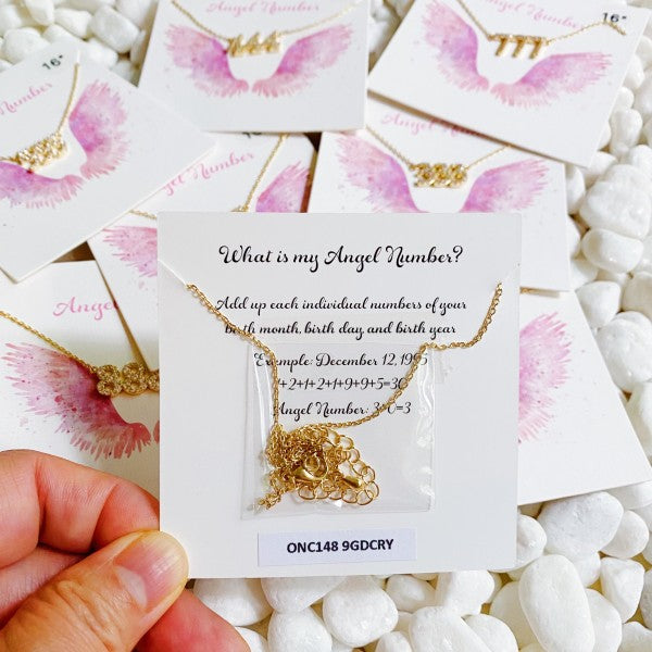 Dainty Angel Number Necklace Shop Style & More | Fresh Looks, Everyday Deals & Free Shipping