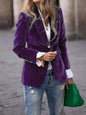 Women’s Slim-Fit Notch-Lapel Blazer FitiqueFit