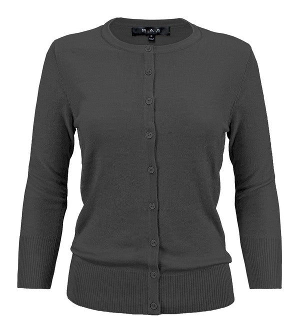 Crewneck Button Down Knit Cardigan Sweater Shop Style & More | Fresh Looks, Everyday Deals & Free Shipping