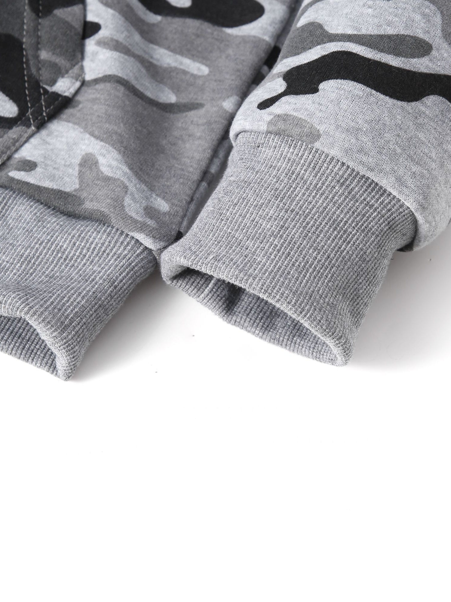 Men's Camouflage Loose Pullover Hooded Fleece Sweatshirt for Autumn And Winter, Hooded, Fleece NovaCart