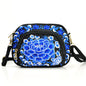Vibrant Floral Embroidered Crossbody Bag for Women - Lightweight, Double-Sided Design with Detachable Strap, Zipper Closure, and Phone Pocket - Perfect for Casual Outings, Travel Accessory | Vibrant Pattern Bag | Coin Purse NovaCart