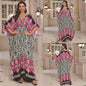 Fashion Personalized Cotton Printed Beach Dress Women Grayceful LLC