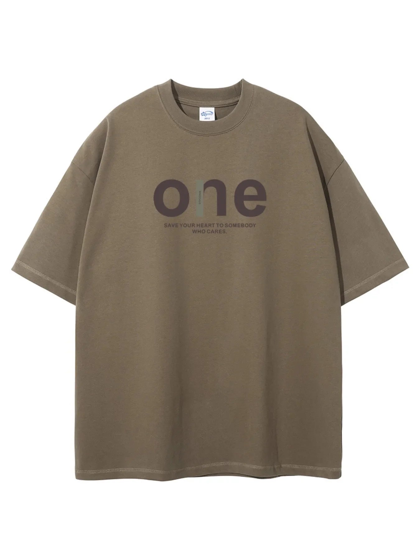 Men's Full Size Casual Letter Graphic Short Sleeve T-Shirt Plus Size New Era Fashion LLc