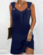 Sleeveless A-Line Dress