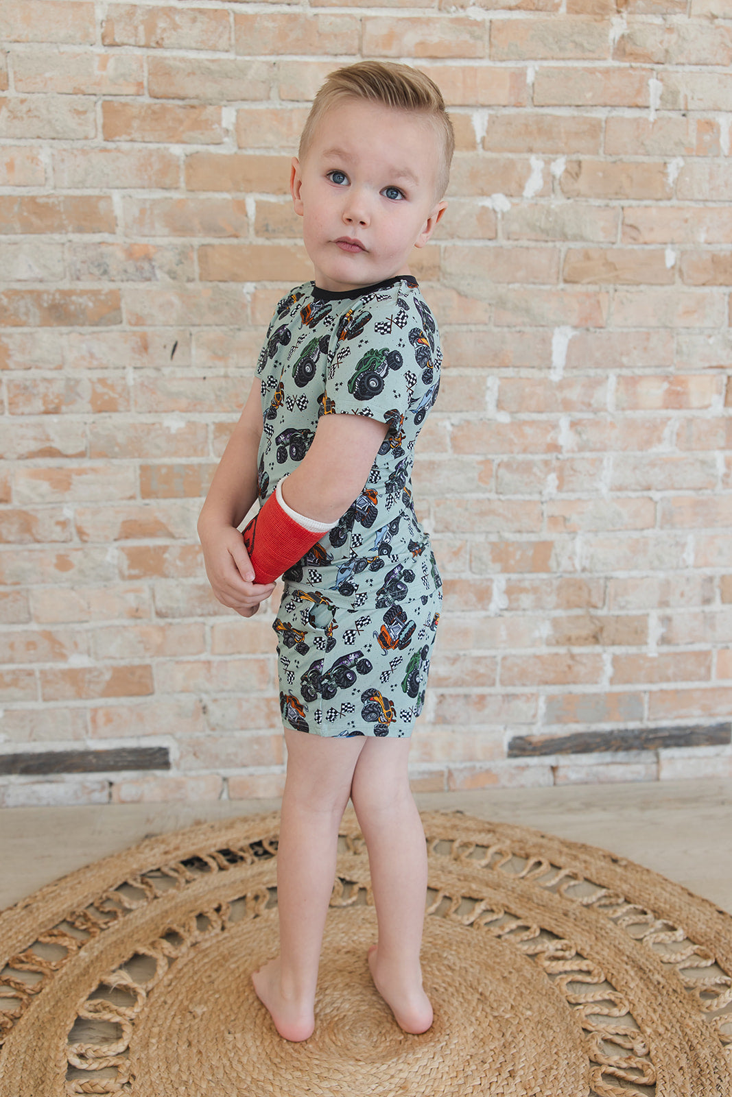 Stadium Smash - Pocket Short Set Blush Lotus