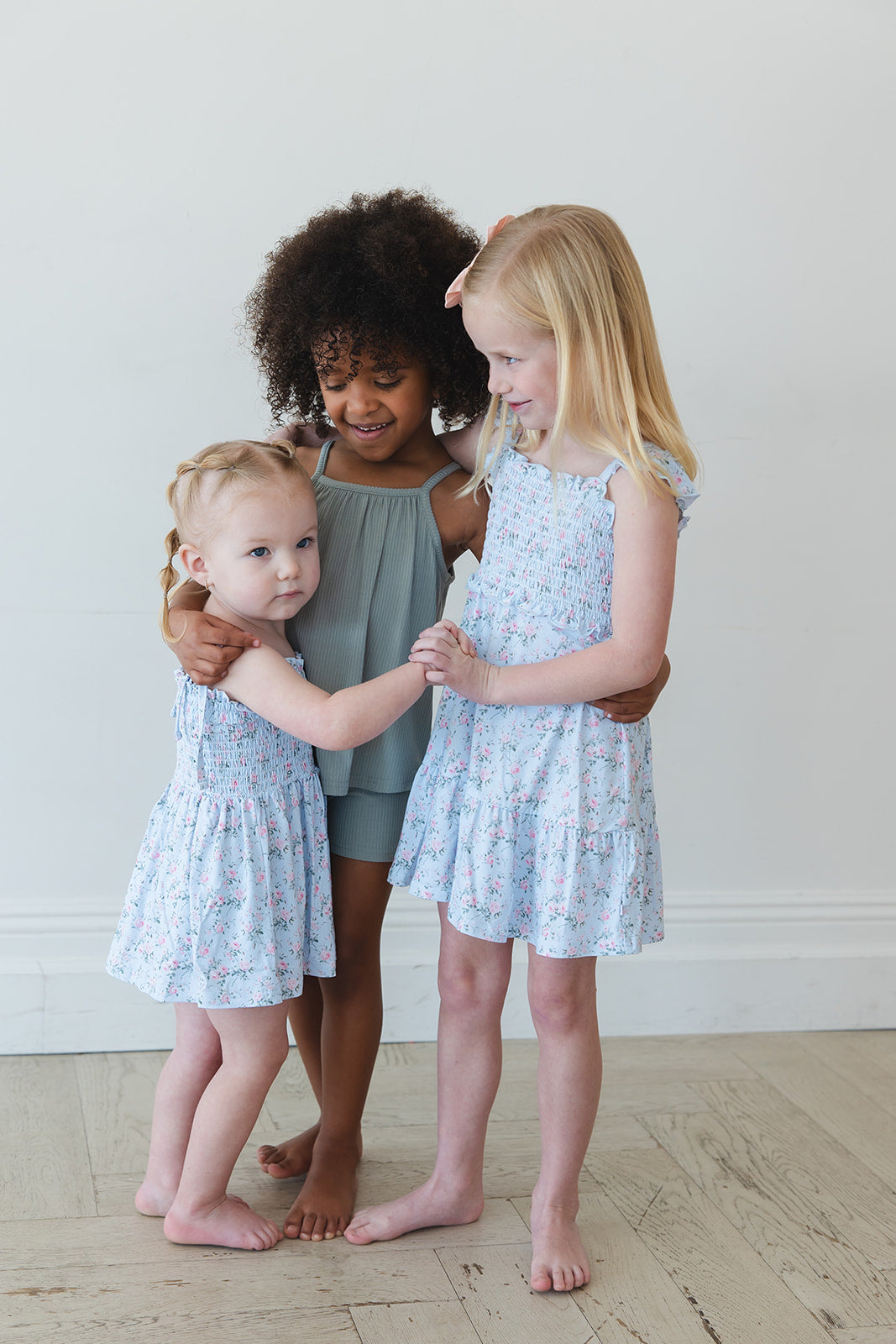 Eloise - Smocked Dress Blush Lotus
