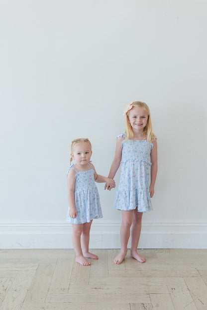 Eloise - Smocked Dress Blush Lotus