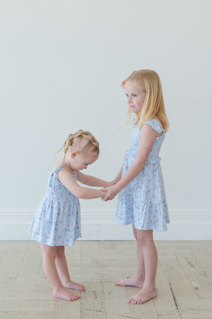 Eloise - Smocked Dress Blush Lotus