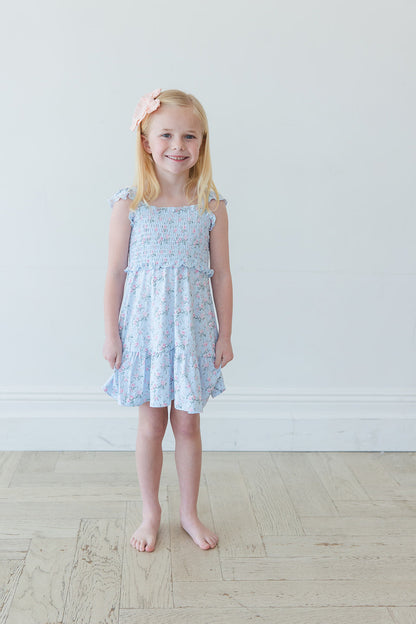 Eloise - Smocked Dress Blush Lotus