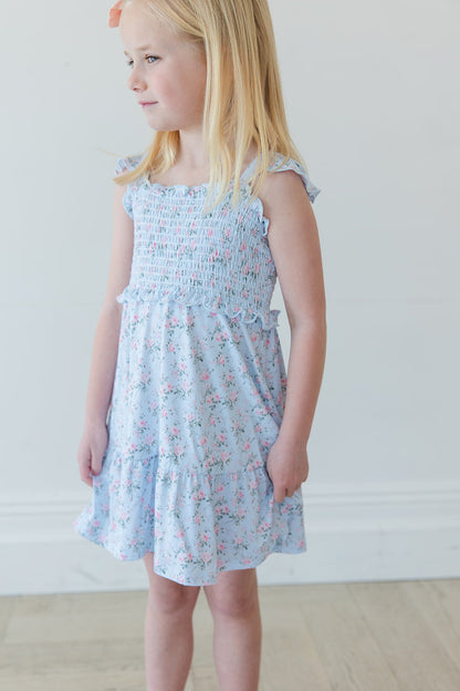 Eloise - Smocked Dress Blush Lotus