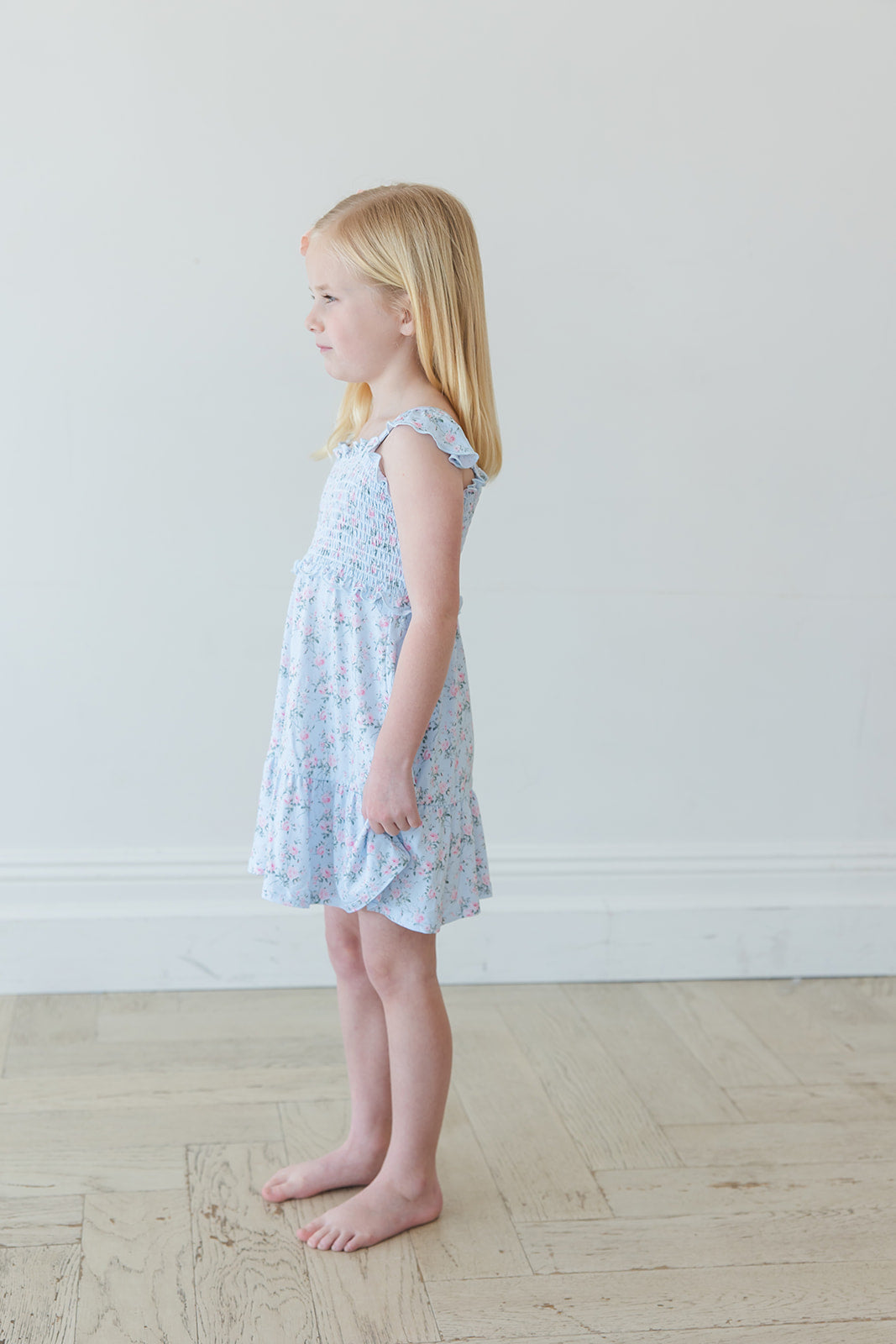 Eloise - Smocked Dress Blush Lotus