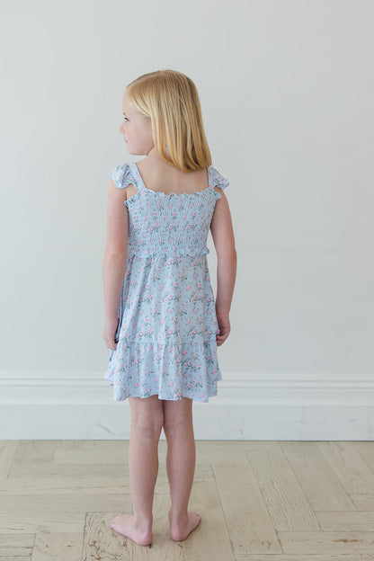 Eloise - Smocked Dress Blush Lotus