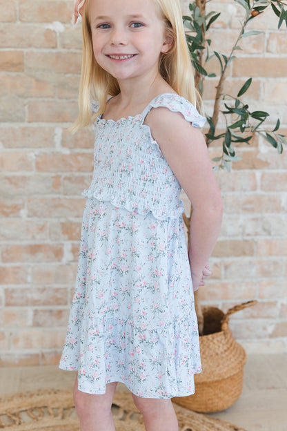 Eloise - Smocked Dress Blush Lotus