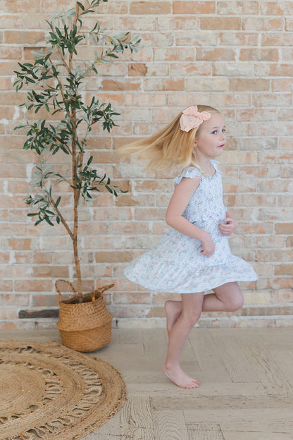 Eloise - Smocked Dress Blush Lotus