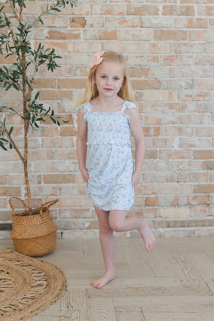 Eloise - Smocked Dress Blush Lotus