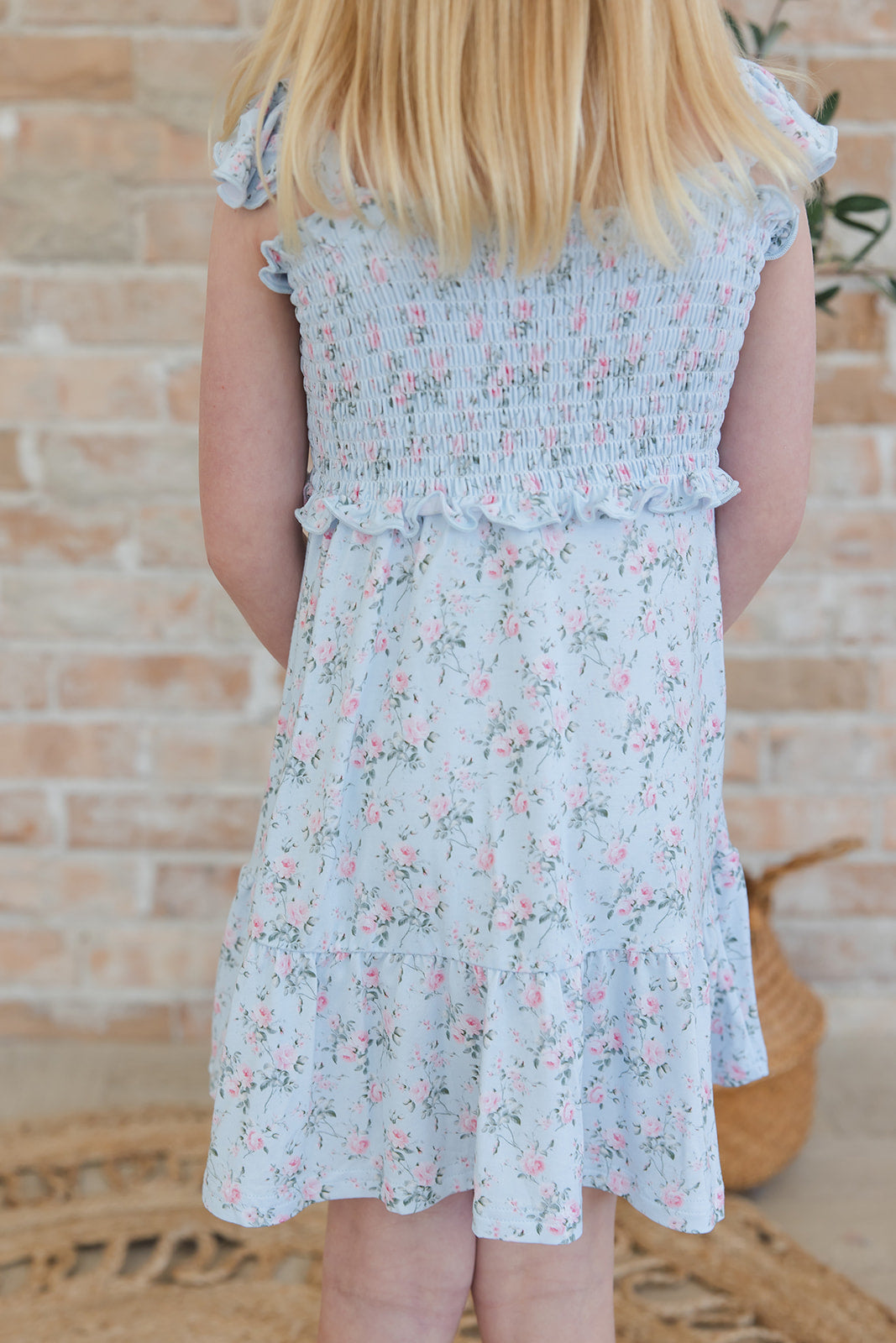 Eloise - Smocked Dress Blush Lotus