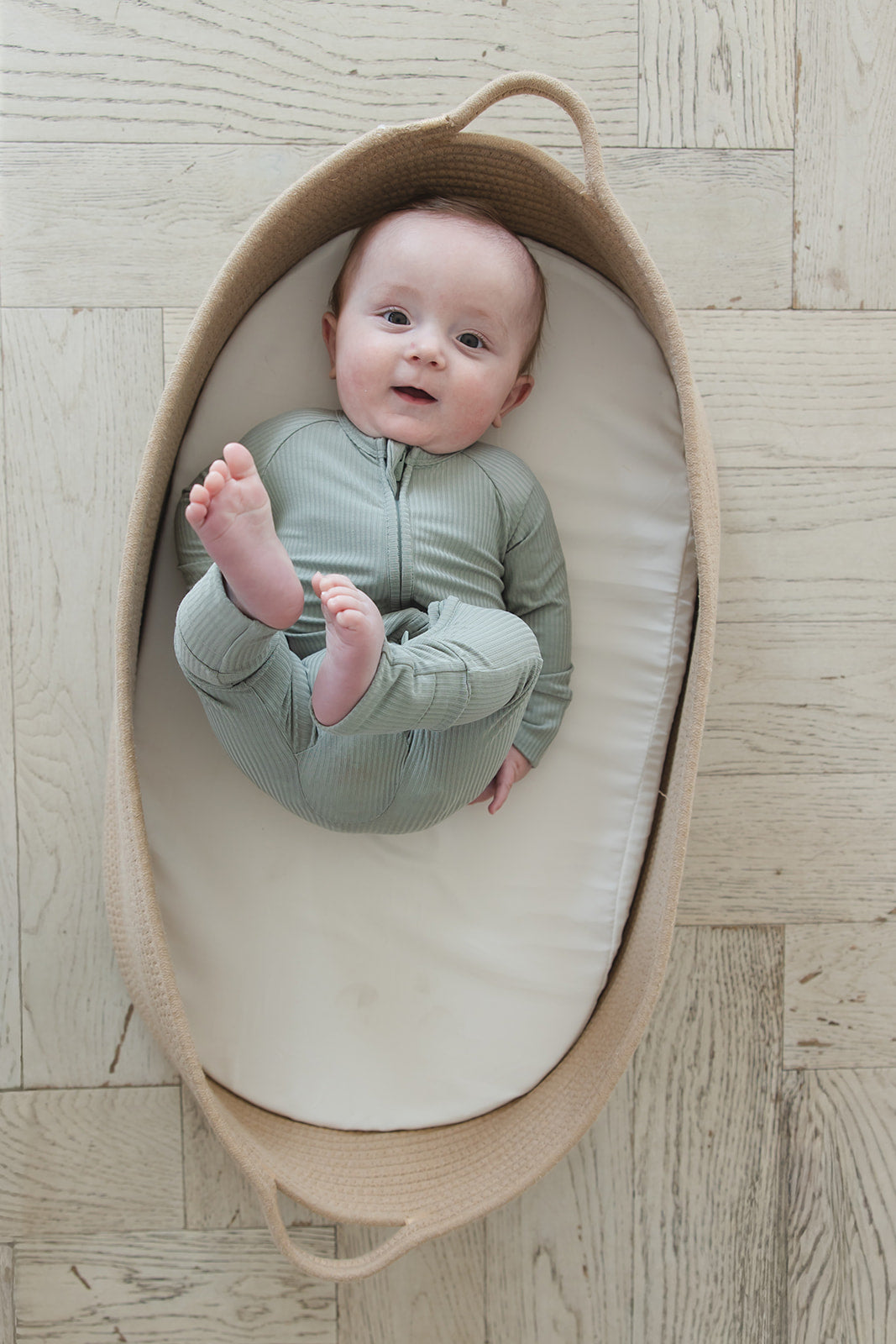 Sage (ribbed) - Zippy Blush Lotus