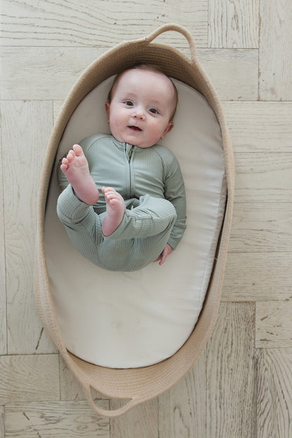 Sage (ribbed) - Zippy Blush Lotus