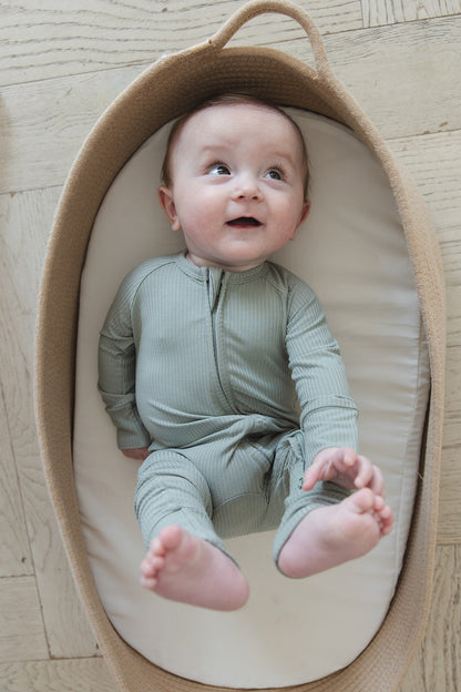 Sage (ribbed) - Zippy Blush Lotus