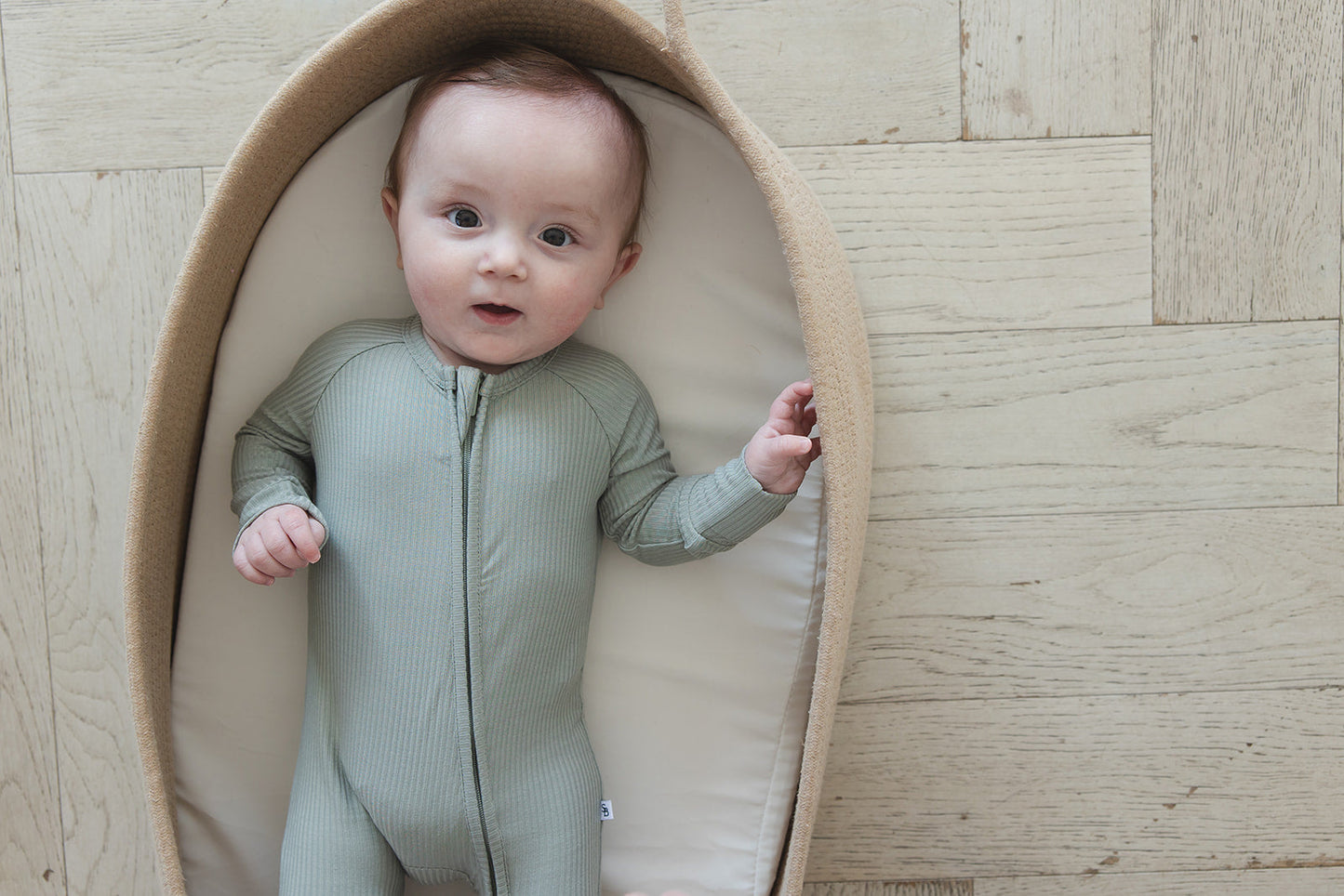 Sage (ribbed) - Zippy Blush Lotus
