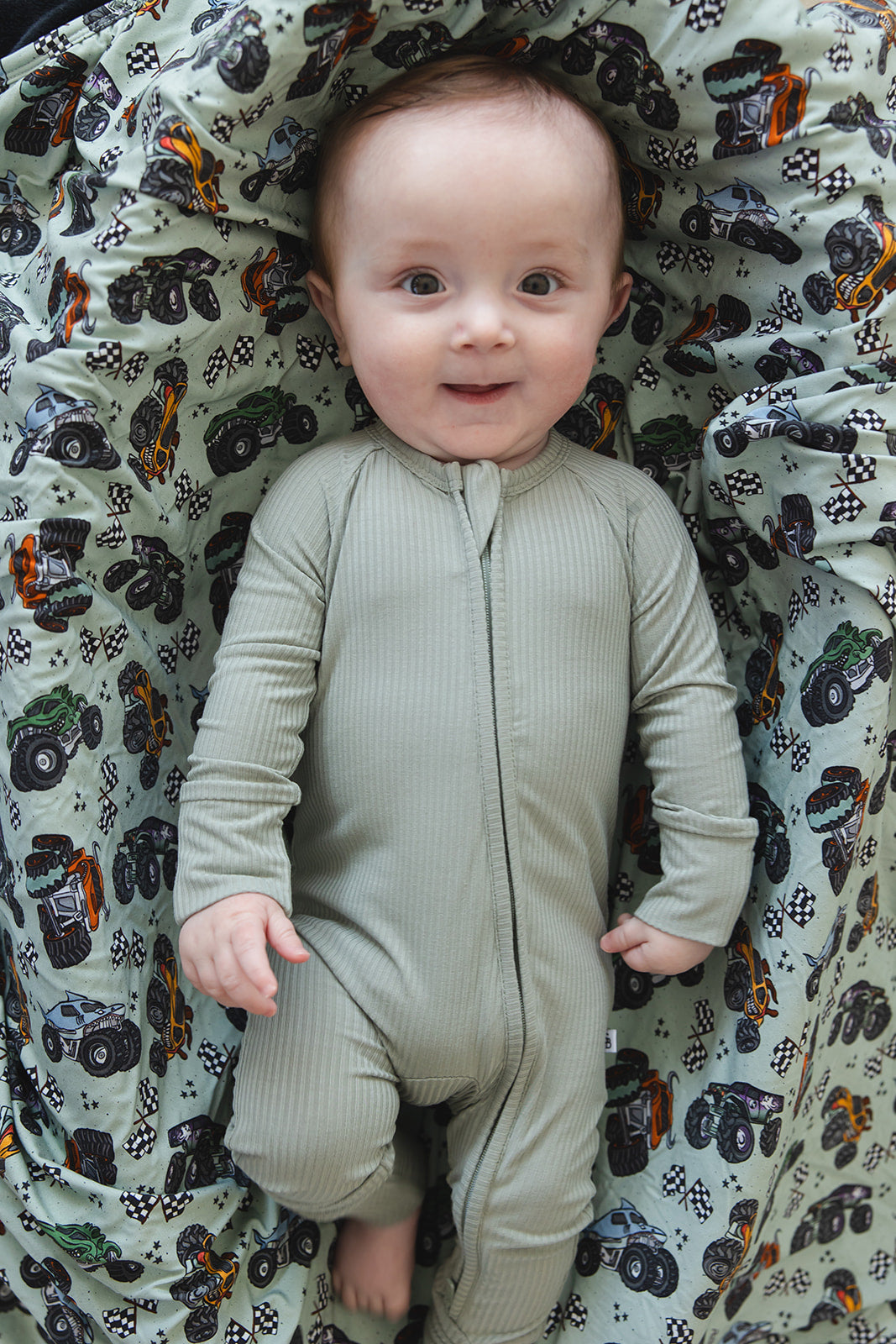 Sage (ribbed) - Zippy Blush Lotus