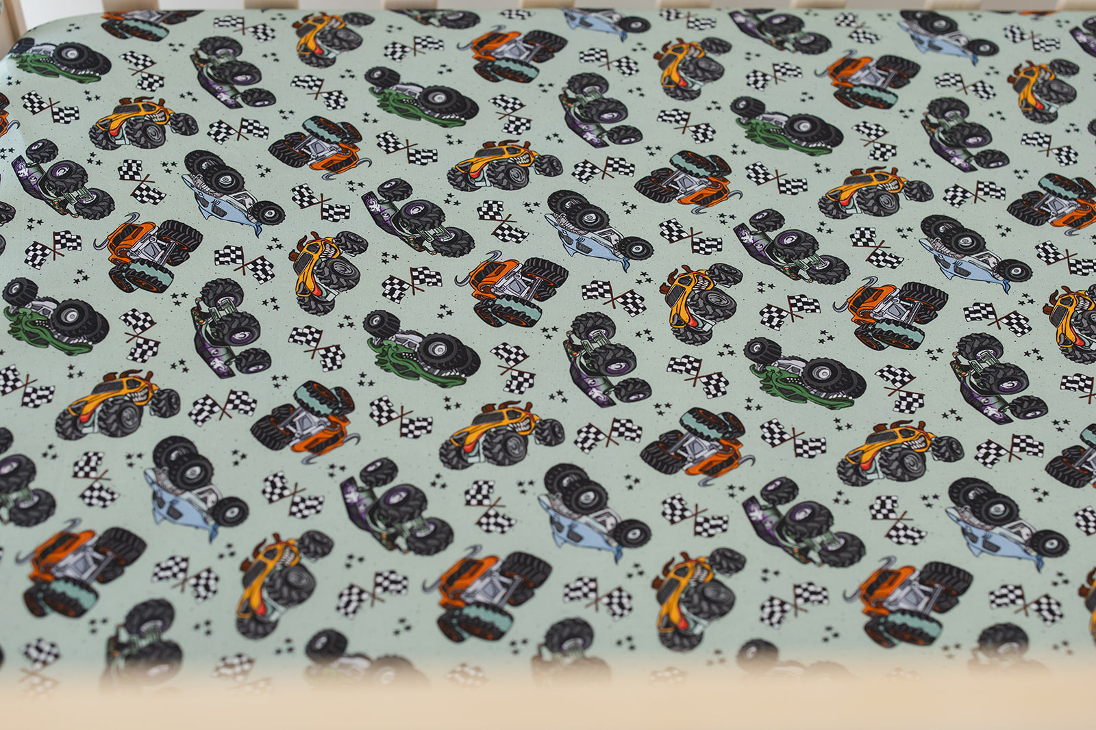 Stadium Smash - Crib Sheet Blush Lotus