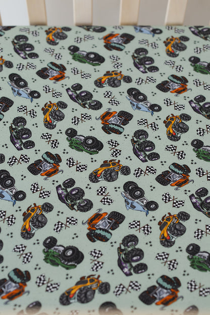 Stadium Smash - Crib Sheet Blush Lotus
