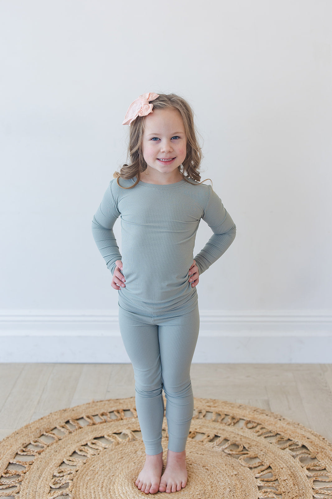 Sage (ribbed)  - Set Blush Lotus
