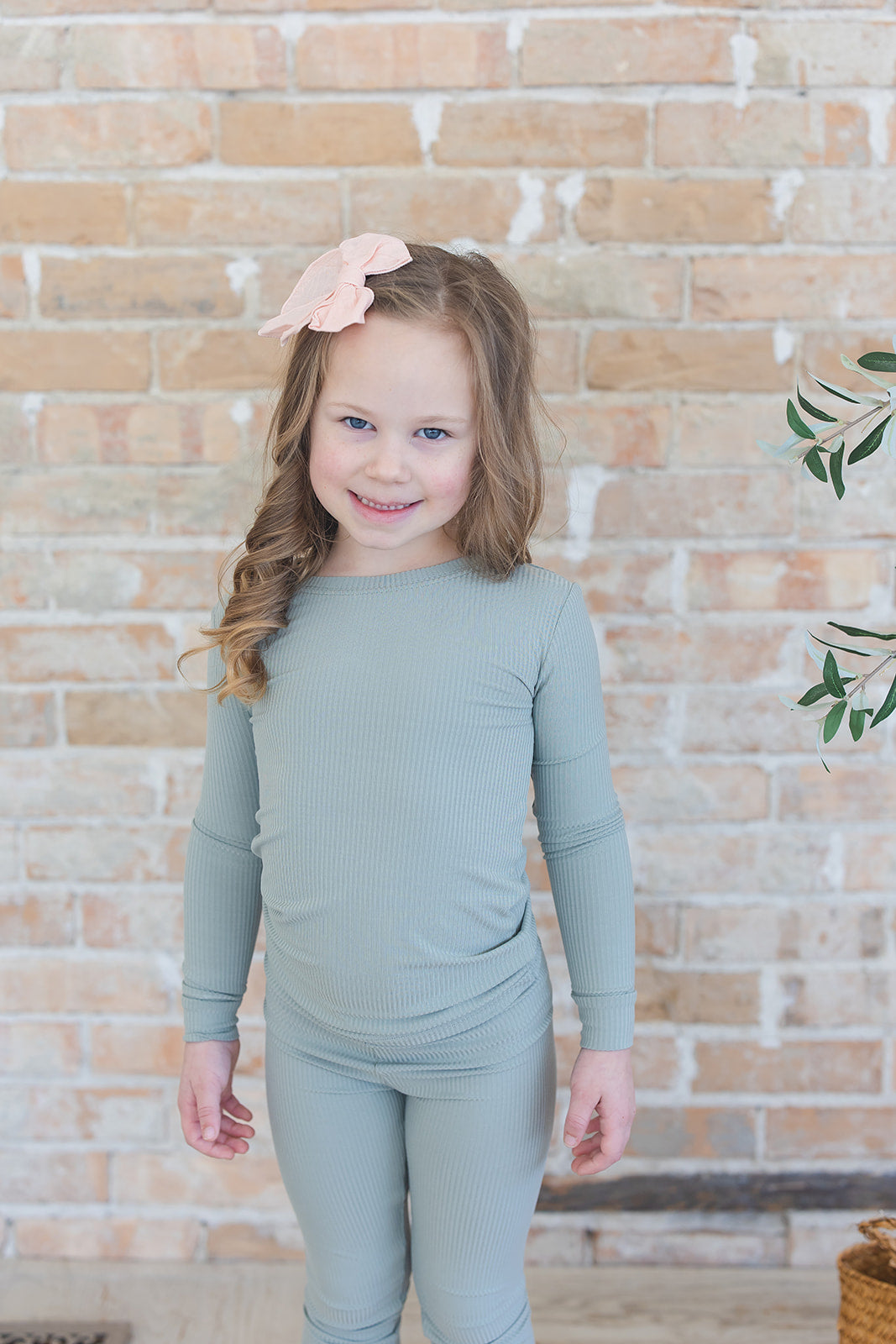 Sage (ribbed)  - Set Blush Lotus