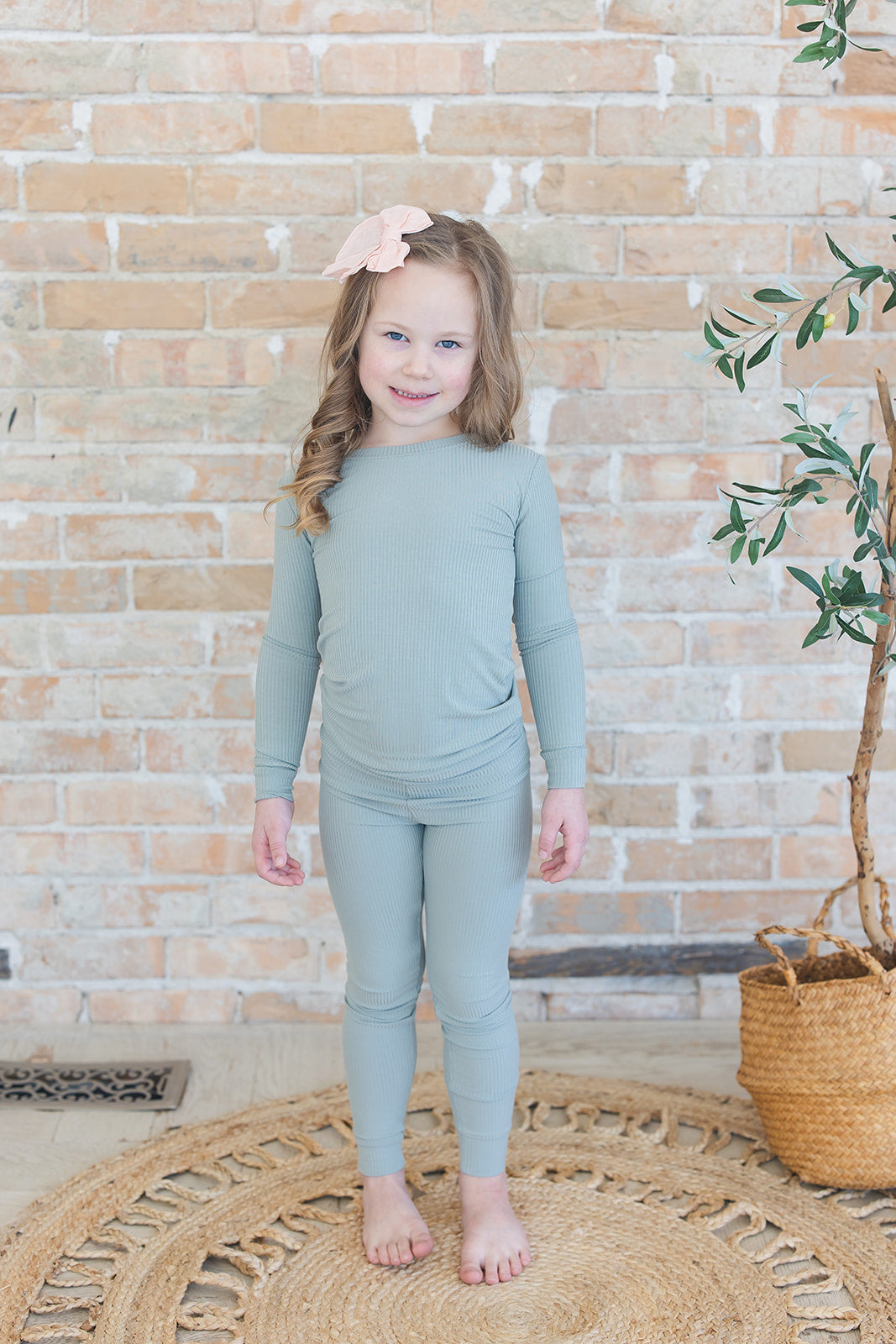 Sage (ribbed)  - Set Blush Lotus