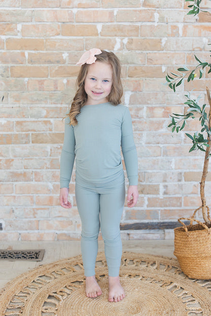Sage (ribbed)  - Set Blush Lotus