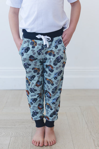 Stadium Smash - Bamboo Terry Jogger Blush Lotus